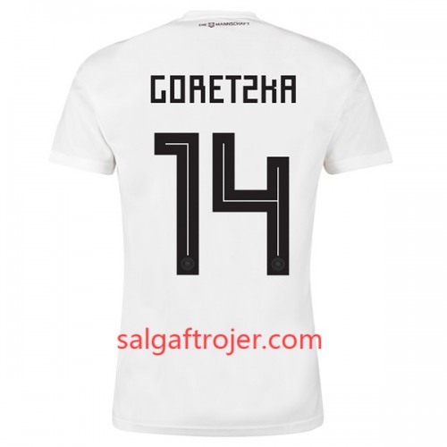 Tyskland Fodboldtrøjer Goretzka 14 Hjemmebanesæt VM 2018 Tyskland Fodboldtrøjer Goretzka 14 Hjemmebanesæt VM 2018